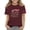 Wine, variant on YOUYEDIAN Teen Girls Independence Day T Shirt Kids 4th of July Festival Patriotic Short Sleeve Shirts 1776 Freedom Celebration Crewneck Tops (Red, 8-9 Years)
