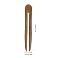 thumbnail image 3 of MasteelfCA 3 Pcs Épingle à Cheveux en Bois en Forme de U Rétro Accessoire pour Femmes Dames, 3 of 4