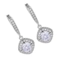 thumbnail image 5 of SPRING PARK Women Cubic Zirconia Hanging Drop Dangle Ear Hook Earring Jewelry Accessory Gift, 5 of 5