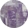 thumbnail image 2 of Addison Rugs Mayfield Premium Machine Washable Transitional Abstract Purple Round Rug, 8' x 8', 2 of 6