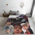 thumbnail image 6 of Flannel Blanket Jacks Music Harlow Nap Blanket Air Conditioning Blankets Couch Bed Office Blankets Soft and Cozy 80"X60", 6 of 6
