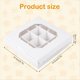 thumbnail image 2 of Caja de postres con ventana estilo occidental de 16 compartimentos para 20 bombones., 2 of 5