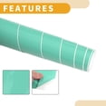 thumbnail image 6 of Unique Bargains Turquoise Color change film Car Wrap Film 244x152cm(8ft x 5ft) Exterior Interior Vinyl Wrap Cover 5.5 mil 1 Universal, 6 of 7