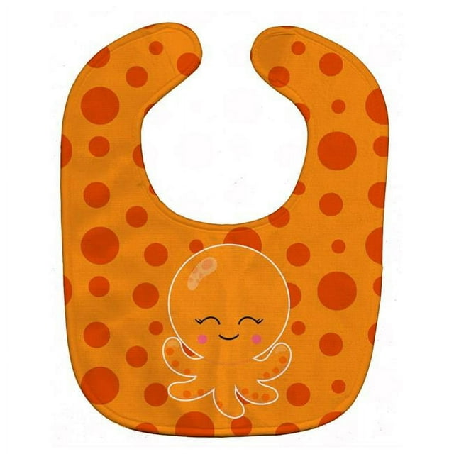 Carolines Treasures BB8795BIB Ocean Octopus Orange Baby Bib
