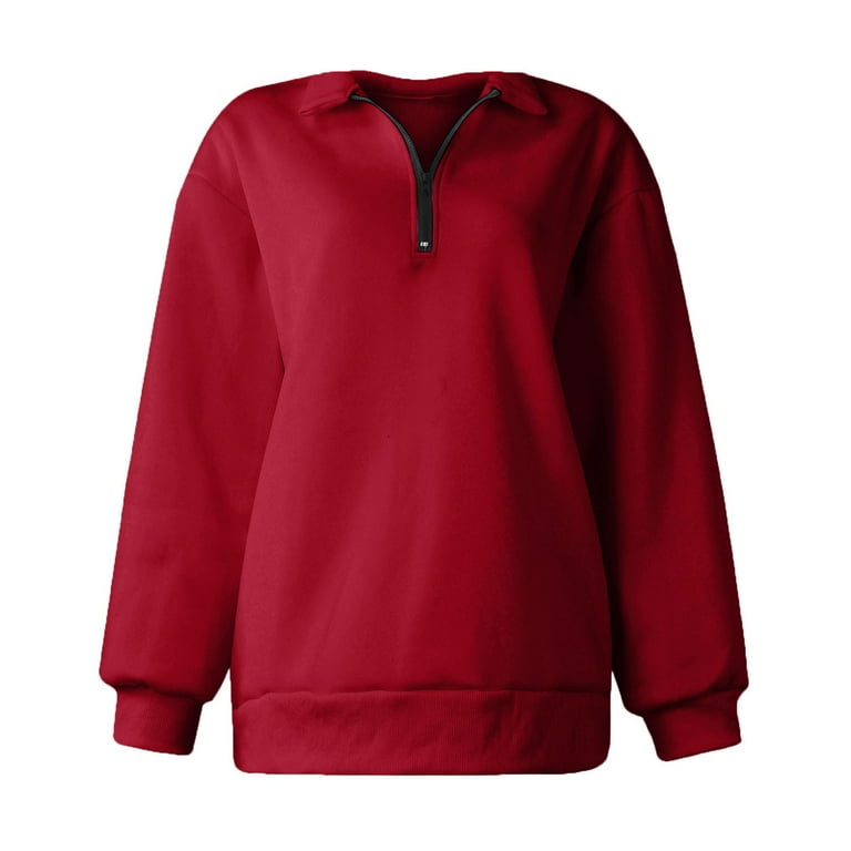 LAOSR Sweatshirts for Women Casual Fashion Long Sleeve Solid Color