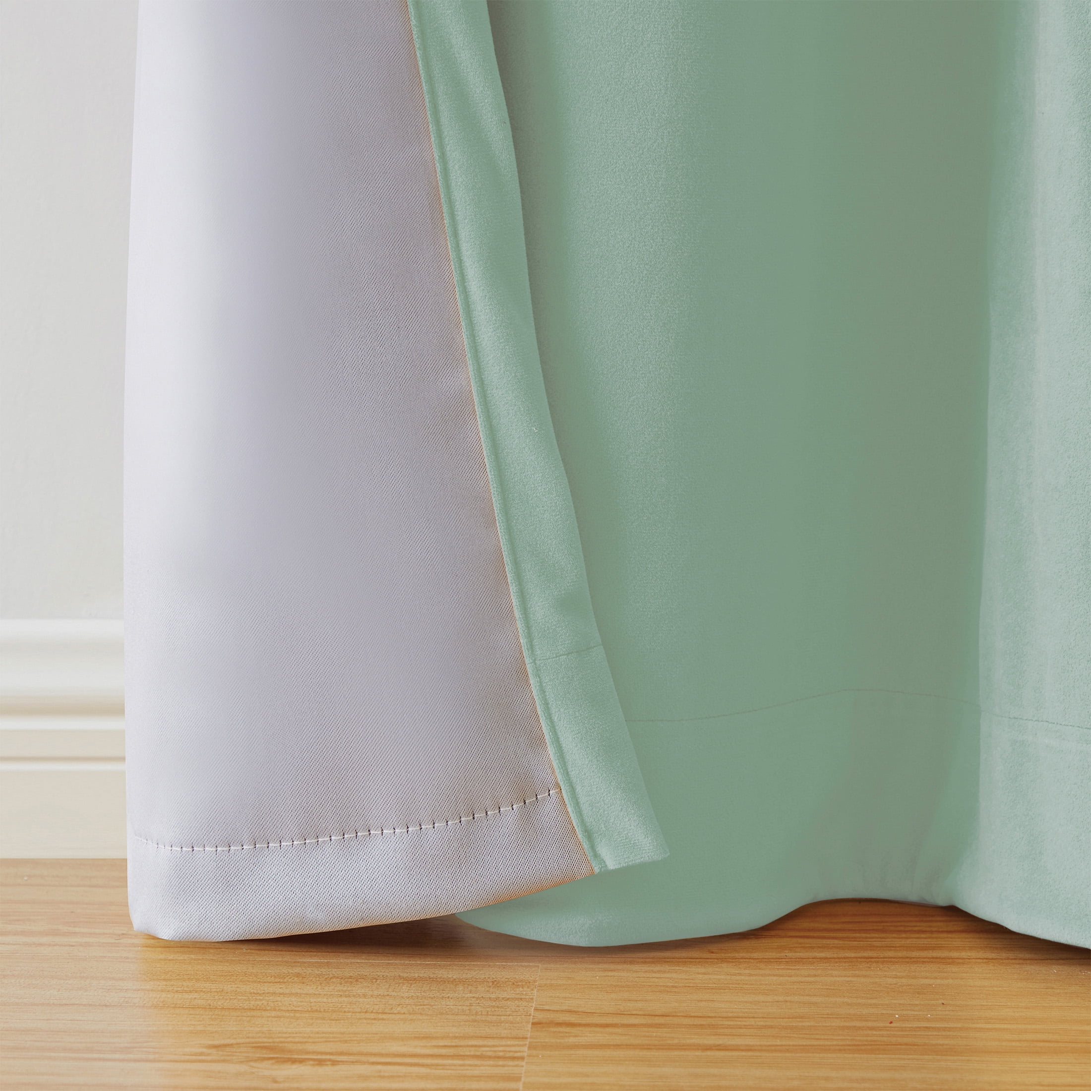 Better Homes & Gardens Velvet Grommet Blackout Curtain Panel, 52 in x 95 in