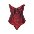 thumbnail image 5 of Body Corsé de malla Gibobby para mujer rojo XL, 5 of 5