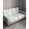 thumbnail image 3 of Watercolor Wildflowers Sofa Couch Cushion Covers Washable, Removable Stretchable Sectional Couch Covers, Spring Botanical Floral Slipcovers for L & T Shape Sofa Furniture Protector S Size 3 pcs, 3 of 7