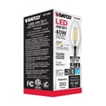 thumbnail image 2 of 4W B11 LED - Clear - Candelabra base - 90 CRI - 3500K - 120V - 6-Pack.Color:Clear,Pack QTY:6, 2 of 16