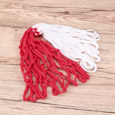 KONTONTY Standard Strong and Durable Braided Multicolor Basketball Net for Outdoors or Indoors Basketball Sports