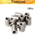thumbnail image 4 of HUGFEGWE M12x20x30mm 10PCS Round Connector Nuts Rod Coupling Nut Threaded Sleeve Rod for Continuous Threaded Rod CJB91-25815, 4 of 5