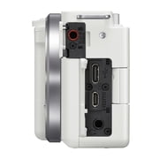 Sony Alpha ZV-E10 APS-C Mirrorless (White) with 16-50mm Lens Content Creator Kit