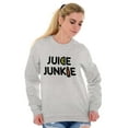 thumbnail image 3 of Juicing Superfood Healthy Lifestyle Unisex Plus Fleece Graphic Sweatshirt Brisco Brands 2X, 3 of 5