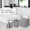 thumbnail image 4 of Set de accesorios de baño ALPIRIRAL gris 10 piezas, 4 of 7