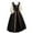 Black, variant on Fartey Plus Size 2 Piece Renaissance Dresses for Women Elegant Square Neck Medieval Costume Retro Puff Sleeve Victorian Dress Fashion Lace Up Maxi Dresses