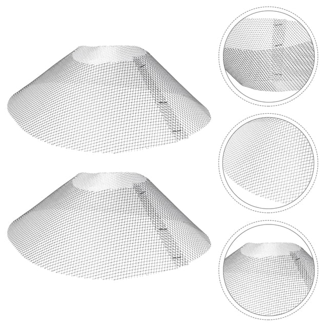 Phenofice Universal Aluminum Grease Filter for Home Use Easy Installation and Maintenance Silver 8PCS