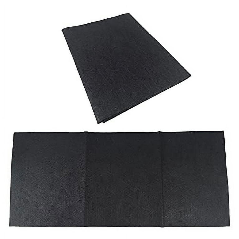 4-Pack 20 x 20 Carbon Felt Welding Blankets - Heat Resistant up to 1800°F  - Fireproof Mat for Glass Blowing, Camp Stove, Grill - Fire Resistant Pad