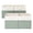 White/Green-4 Pack, variant on Fine Linen Fabric Cube Storage Organizers Black/Gray-6 Pack For Shelves Home Closet Drawers