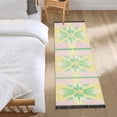 thumbnail image 3 of Yayeee Runner Rug for Bedroom 2'x6' Machine Washable Hallway Non Slip Mat, Retro Beige Stars, 3 of 8