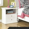 thumbnail image 2 of Bowery Hill 1 Drawer Wood Nightstand in White, 2 of 2