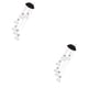thumbnail image 3 of Lámpara colgante de ahorro de energía LED Kearding Windchime Light 2Conjunto, 3 of 6