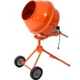 thumbnail image 2 of Olurrisa 370W Portable Electric Concrete Mixer 4.6 cu/ft - Wheelbarrow Style with Handle & Wheels for Cement, Mortar, and DIY Construction Projects, 2 of 8