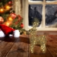 thumbnail image 6 of Konghyp Christmas Ornament Iron Reindeer Decoration, 30 LED Lights, Festive Ambience for Christmas Parties, Outdoor & Indoor Use, Holiday Home Decor, 6 of 6