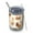 Beige Chicken Cartoon, variant on 12oz Tumblers White Chicken Folk Pattern Vacuum Insulated Stainless Steel Travel Tumbler Cups Mug with Lid and Straw for Beer,Coffee,Beverages with Cleaning Brush for Cold & Hot Drinks