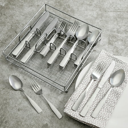 Gibson Home Griffen 61-Piece Flatware Set with Wire