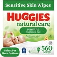 thumbnail image 4 of (4 pack) Huggies Natural Care Sensitive Baby Wipes, Unscented, 10 Pack, 560 Total Count (Select for More), 4 of 16