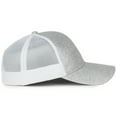 thumbnail image 3 of Outdoor Cap OCGLTR Small/Ladies Fit Cap, Slight Pre-Curved Visor-Silver/White, 3 of 8