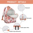 thumbnail image 4 of Strawberry Print School Backpack, Stylish Waterproof Lightweight Bag with Buckle, Spacious Multi Pockets, Perfect Gift for School Season, 4 of 6