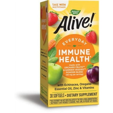 Natureâ€™s Way Alive! Everyday Immune Health Supplement*, 30 Softgels