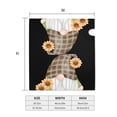 thumbnail image 4 of Naloa Sunflower Gnomes 4 Mailbox Covers Magnetic Post Box Cover Post Letter Box Cover Garden Decor-25.5x21 in, 4 of 8