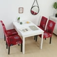 thumbnail image 6 of Chair Protector Cover Slipcover Pack of 4, Eleoption Stretch Removable Washable Spandex Chair Cover for Dining Room Wedding Banquet Decoration (The chair is not included), 6 of 10