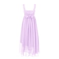 thumbnail image 3 of DPOIS Kids Flower Girls Pleated Chiffon Junior Bridesmaid Dress, 3 of 5
