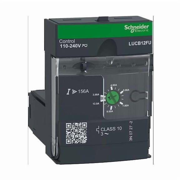 Schneider Electric Overload Module,3 to 12A,Class 10,3P LUCB12FU