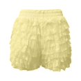 thumbnail image 4 of Afdoent Womens Shorts Cute Ruffle Shorts Sexy Boyshorts Layered Bottoms Sweet Pettipants Comfortable, 4 of 5