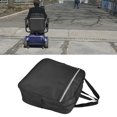thumbnail image 1 of Wheelchair Bag Wheel Chair Handrail Backpack Hanging Storage Bag with Reflective Stripe for Daily Use Outdoor, 1 of 5