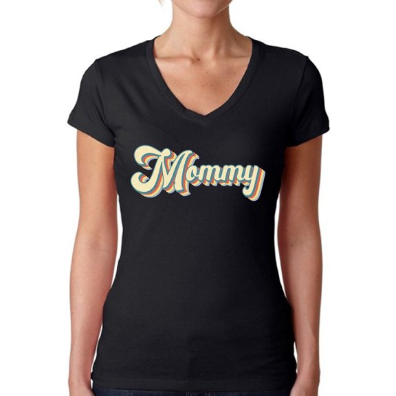 Mom Tee for Mother's Day - V-neck Styles Mommy Gifts - Graphic Novelty