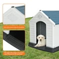 thumbnail image 6 of HomGarden Dog House Waterproof Indoor Outdoor Small Medium Pet Shelter Kennel W/Air Vents, 6 of 12