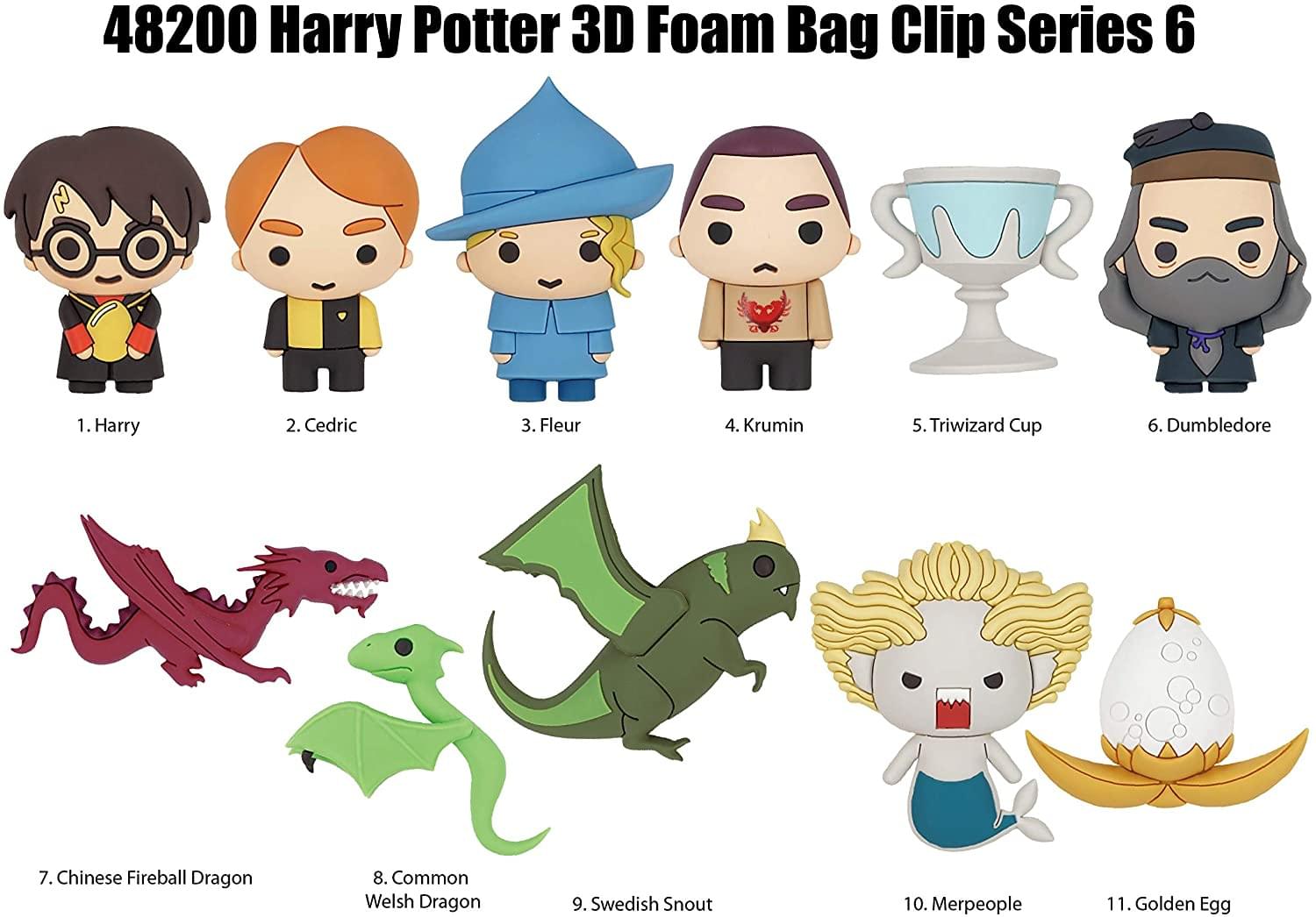 Harry Potter Series 6 Blind Bagged 3D Foam Figural Bag Clip | 1 Random - image 2 of 3