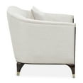 thumbnail image 3 of Michael Amini Paris Chic Matching Chair - Cremini/Espresso, 3 of 14