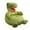 Green, variant on vnanda Dinosaur Sofa Bed for Kids Children Sofa Seat Soft Cloth Case Removable Washable Cartoon Dinosaur Sofa Plush Chair Protective Case Exquisite Fabric
