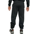thumbnail image 5 of Fruit of The Loom Men's Fleece Jogger Sweatpants 2 Pockets Relaxed Fit M-4XL - Black Irregular, 5 of 5
