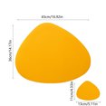 thumbnail image 3 of Premium Leather Dining Table Mat - Heat Resistant, Non-Slip, Waterproof & Oil-Proof Placemat - Reusable Double-Sided Desk Protector for Home & Office (16.92x14.17in), 3 of 5