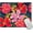TSP164, variante sur Fond en Marbre avec Tapis de Souris Triangles Or Rose Décoration de Bureau Moderne, Tapis de Souris Rectangulaire Personnalisé, Idéal pour Décoration de Cabine et Accessoires de Bureau, Ajoute un Aspect Chic et Contemporain