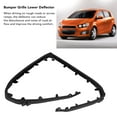 thumbnail image 4 of Front Bumper Lower Grille Deflector, Front Lower Bumper Valance Improve Driving Stability Reduce Wind Resistance 42537715  For Car, 4 of 8