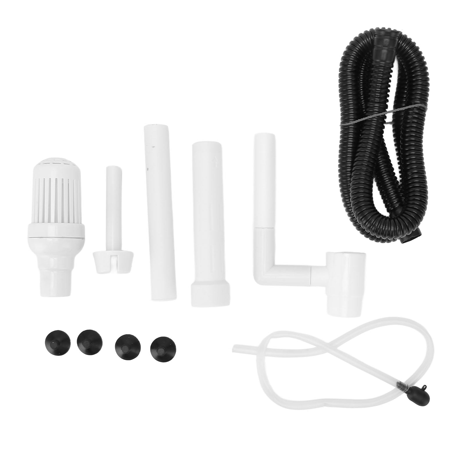 YAHHU Aquarium Filter Pump 3 in 1 Quiet Fish Tank Oxygen Aerator Pump Submersible Water Pump with 4 Removable Suction Cups for Aquariums UK Plug 220V