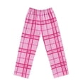 thumbnail image 2 of Arshiner Boys Pajama Pants 2 Pack Soft Plaid Sleepwear Kids Lounge PJ Bottoms with Pockets, 2 of 3